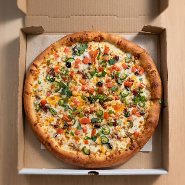 Chicken Taco Pizza.